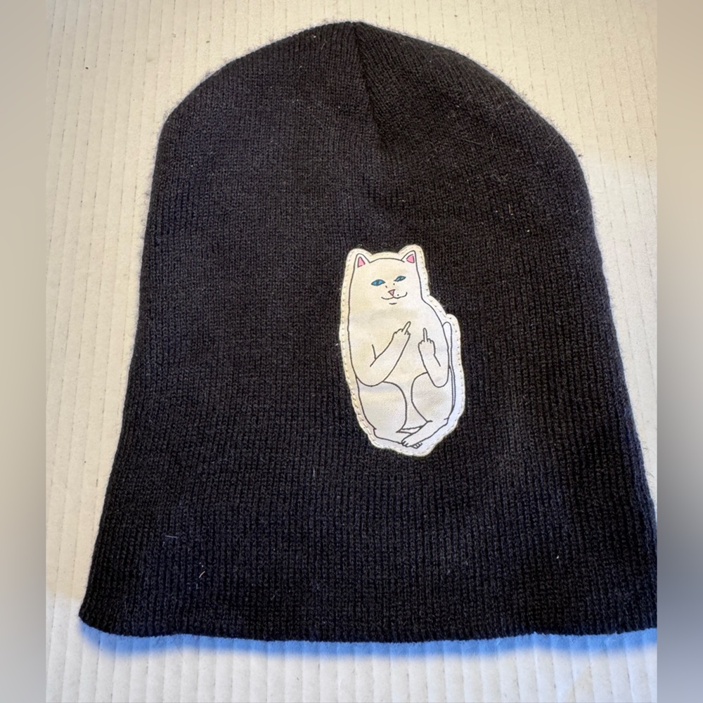 Ripndip lord nermal black beanie